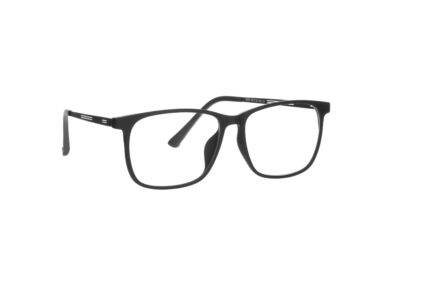 Eyeglasses - Blue light glasses (Black Matte Large Frames)